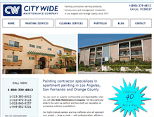 Tablet Screenshot of citywidemaintenance.com